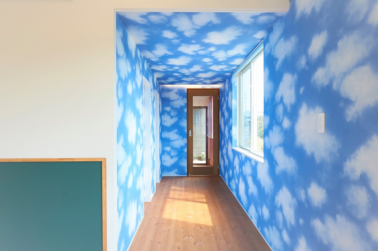 開放感のある廊下